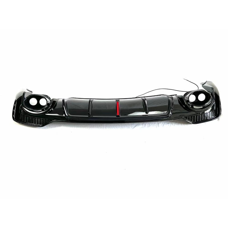 Lighted rear diffuser for Audi Q3